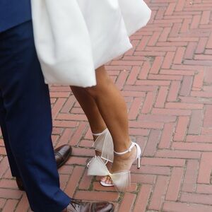 Jimmy Choo Aveline 100 Bow Sandal - size 38